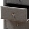 Baxton Studio Tessa Modern Grey Upholstered 3-Drawer Nightstand 147-8161 - alternate 3